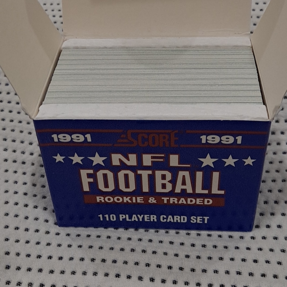 1991 nfl score football rookie and traded